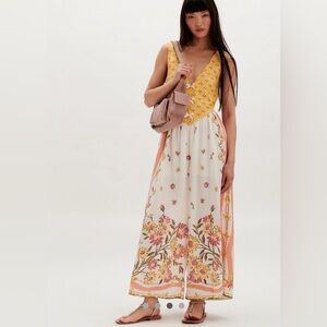 Free People Bali Honeydew Jumpsuit